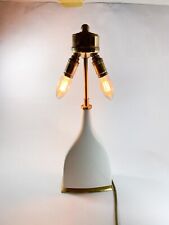 KPM Berlin Trude Petri Lampe, 1960er Jahre, Weißes Porzellan mit Vergoldung, Ein