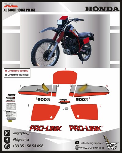 600r 1983 600 pd - xl, r