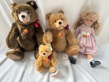 Steiff 703164 Goldolocks mit Mama-Papa- und Babybär, limitierteEdition 1.500 St