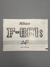 Nikon F-801S AF käyttöohje