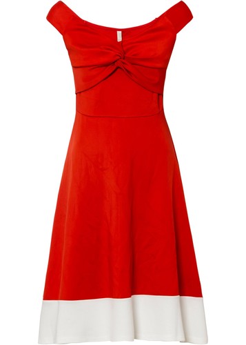 Kleid mit asymetrischer saum - kleid,