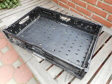 4 Stück Stapelkiste, Faltkiste, Lagerkiste  60 x 40 x 11,5 cm guter Zustand