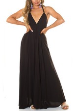 Women's Sommer Maxi Lang Kleid