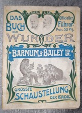 Officieller Führer Zirkus Barnum & Bailey aus 1900 Circus Das Buch der Wunder