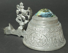 Alter Schraubdeckel Reservistenkrug Artillerie Krug Zinndeckel Bayern Prisma RAR