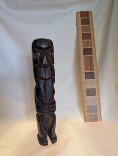 Maori tiki totem - maori,