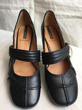 MARC collection * 41 * Pumps * schwarz * Leder * Mary Janes * Schuhe *