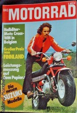 DAS MOTORRAD 17-74+NEUE SUZUKI