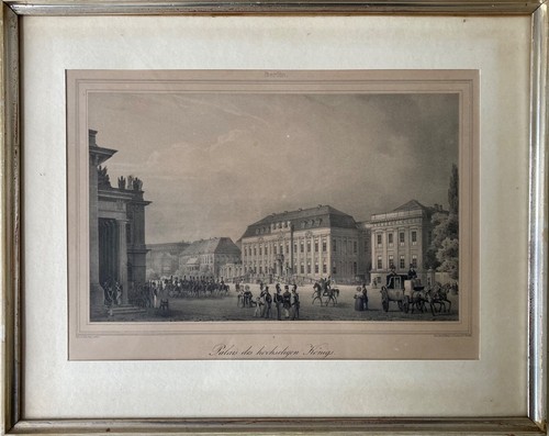 Stahlstich berlin palais des - palais,