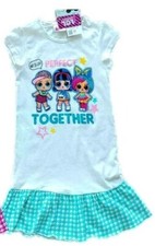 LOL Surprise Nachthemd Kleid Schlafanzug Nachtkleid  110 116 122 128 134 140