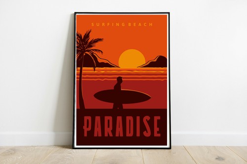 Vintage retro surfing - vintage,