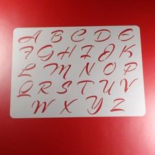 A4 Schablone Alphabet