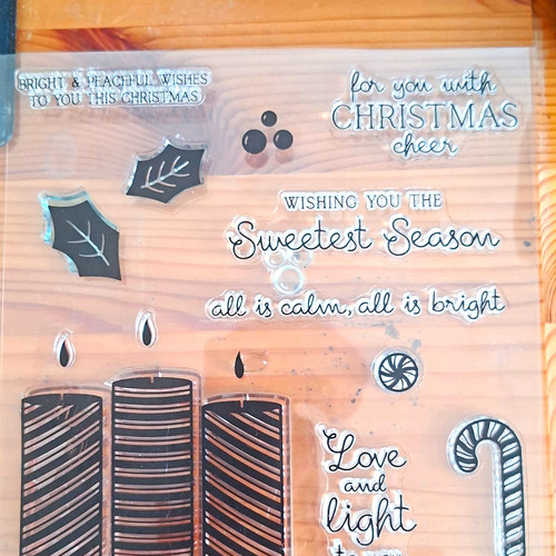 Clear stamps stempelset - clear,
