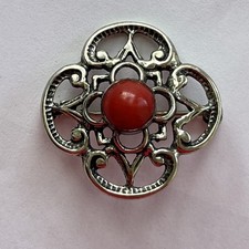 Brosche Spange Silber