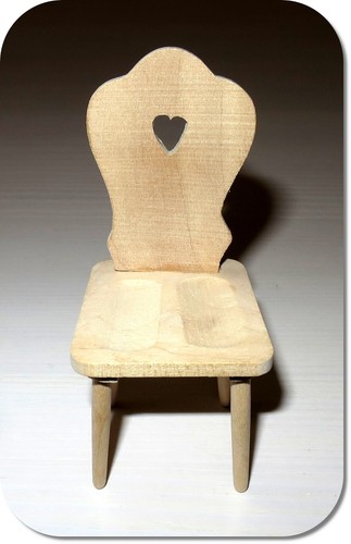 Miniatur puppenstube stuhl - miniatur,,