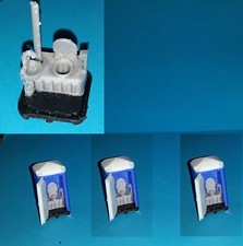 dixi,Toi,Toi, Baustellentoilette im Maßstab H0, 1/87, Farbe Blau