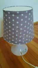 Lampenbezug für Ikea Lampan * grau mit weißen Sternen * Kinderzimmer * Baby
