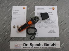 testo 410i Smart Probes Flügelrad-Anemometer mit Smartphone-Bedienung 05601410