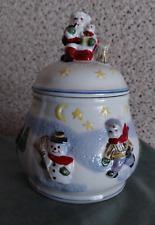 sehr schöne Gebäckdose mit Deckel ,Keksdose Weihnachten Deko,Porzellan