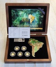 Feingold 24ct 50 Francs x5