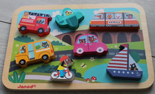 Janod Holz Puzzle auf Reisen 7 Teile
