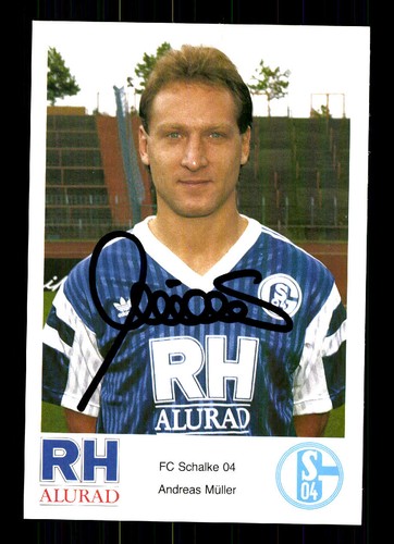 Autogrammkarten schalke - fc,