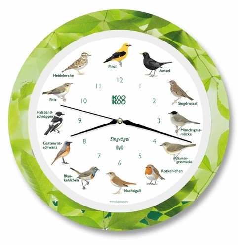 Kookoo wanduhr singvögel funk - kookoo,