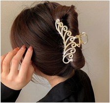 Große Perlen Haarklammer