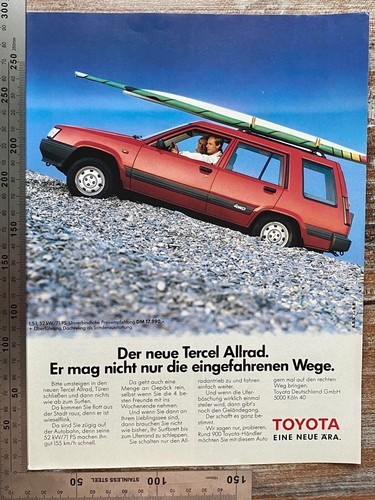 Toyota tercel allrad oldtimer - toyota,