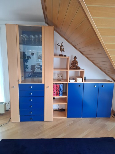 Moderne regalschrankwand von - regalschrankwand,