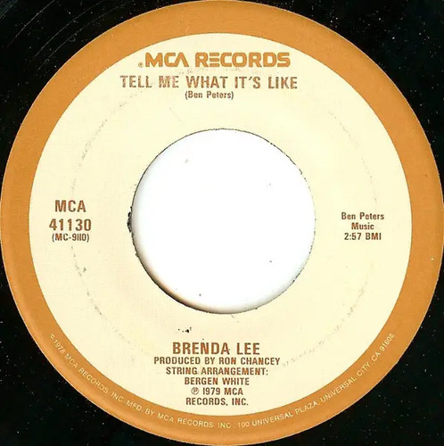 Brenda lee let your love - lee,