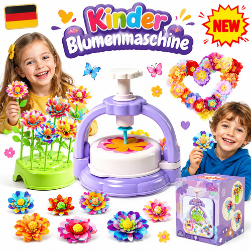 Bastelset kinder blumen diy - kinder,