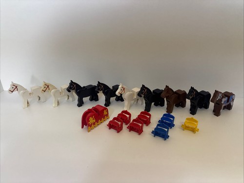 Lego pferde sammlung - pferde, 9stk