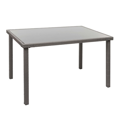 Poly rattan tisch hwc g19 - poly-rattan, hwc-g19