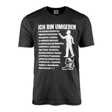 Olsenband Ich bin umgeben Egon Olsen Sprüche Schimpfwörter Kult T-Shirt#43310