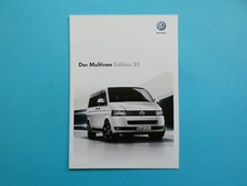 Prospekt / Katalog / Broschüre - VW Bus T5 Multivan Edition 25 - 09/10
