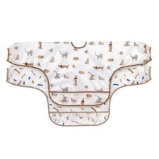 Lätzchen Langarm 2 Stück Little Mateys royal blue