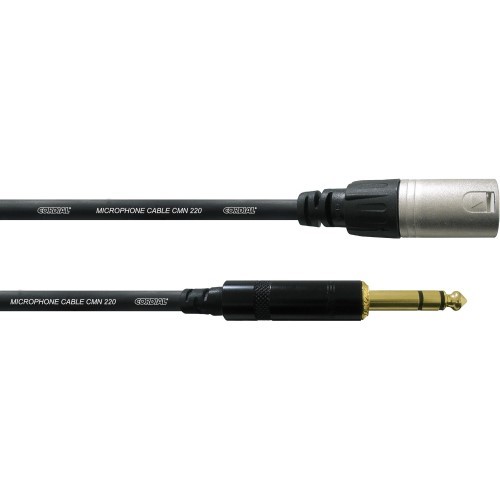 Cordial xlr male klinke - xlr, /