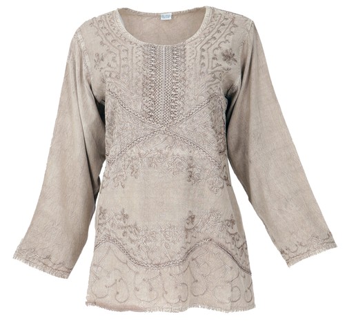 Bestickte indische hippie - bestickte,