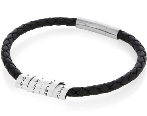 Lederarmband mit gravur - lederarmband,