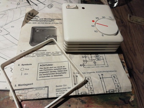 Gira raumtemperaturregler typ - raumtemperaturregler,