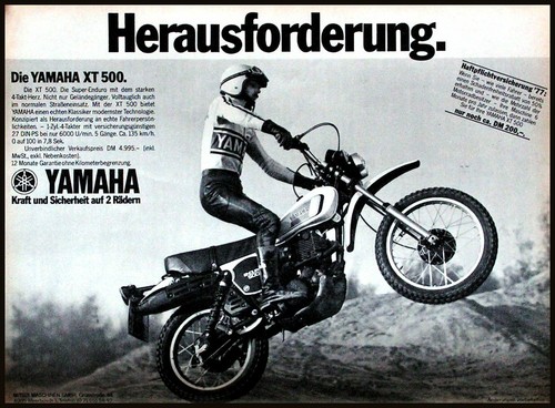 Yamaha 500 originale - xt,