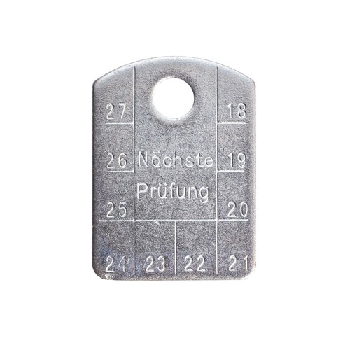 Prüfplaketten uvv dguv - 50,