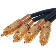Wählbar audio kabel cinch - audio, 2x