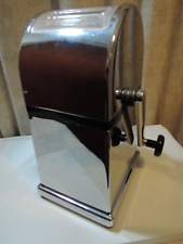 Ice Crusher Eiswürfel - Bereiter, schwere Ausführung, Handkurbel, H 27, B 16 cm
