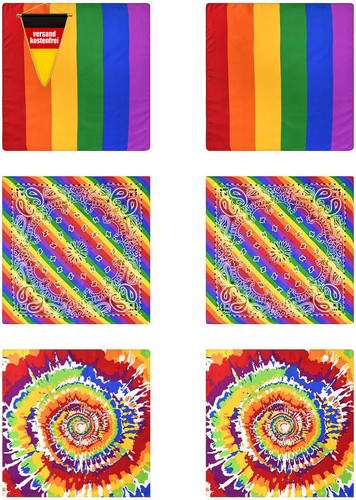 Regenbogen turban set stück - set,