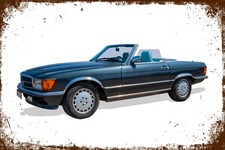 Retro blechschild auto car - retro,