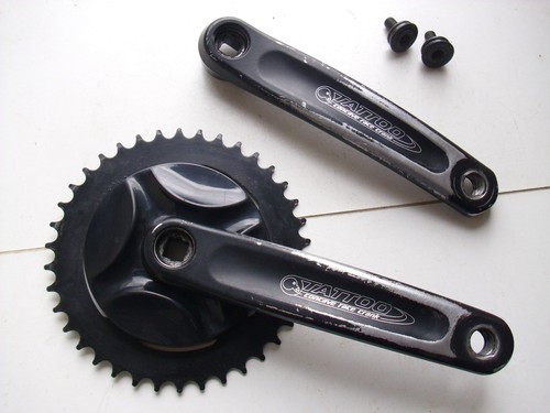 Fahrrad tattoo onyx kurbelsatz - fahrrad,