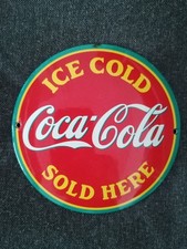 Coca Cola   Emailleschild  /