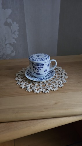 Friesische teetasse mit - mit, deckel
